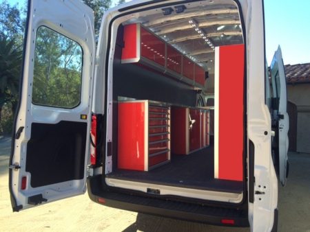 Van With Moduline PROII™ SERIES Aluminum Cabinets