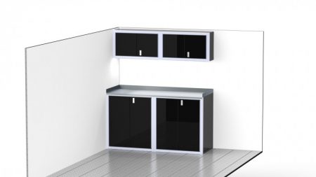 Lightweight Trailer Aluminum Cabinet Combination