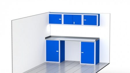 Blue Aluminum High End Cabinets for Trailers & Vehicles