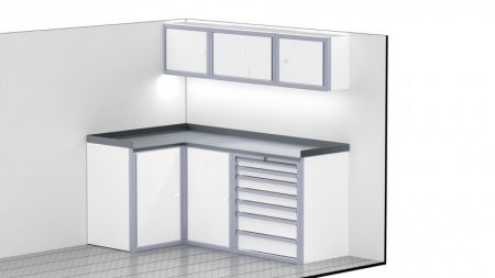 Lightweight Aluminum Cabinets for Enclosed Trailers