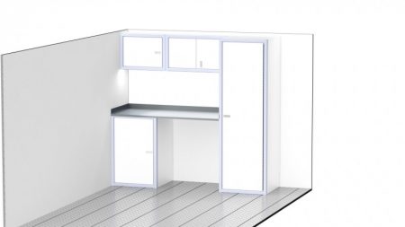 Lightweight Aluminum Cabinets for Enclosed Trailer Storage