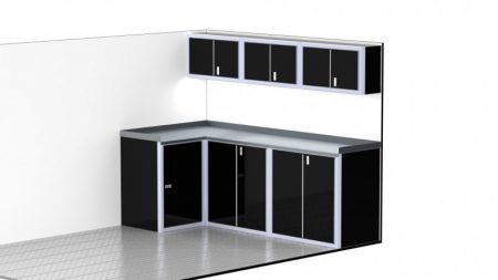 96" Wide Trailer & Vehicle Aluminum Modular Cabinets
