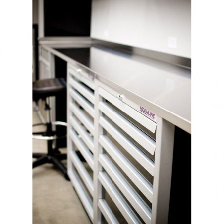 Aluminum Countertops for Garage Cabinets