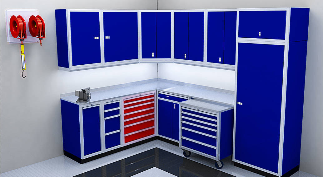 Aluminum Cabinet Drawers for Tools