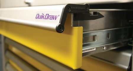 QuikDraw® Latch System for Metal Cabinet Storage