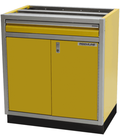 Yellow Aluminum Base Cabinet Storage Systems