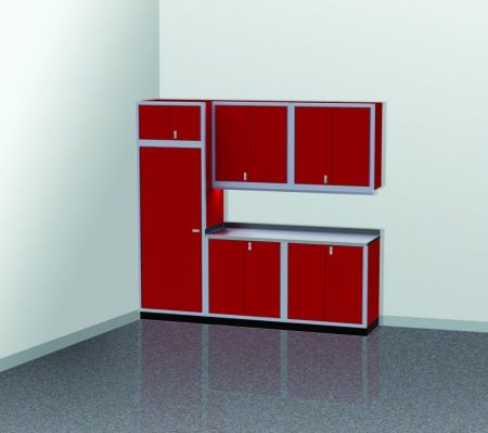 PROIITM Garage Cabinet Combination 8'-8" Wide #PGC009-04X