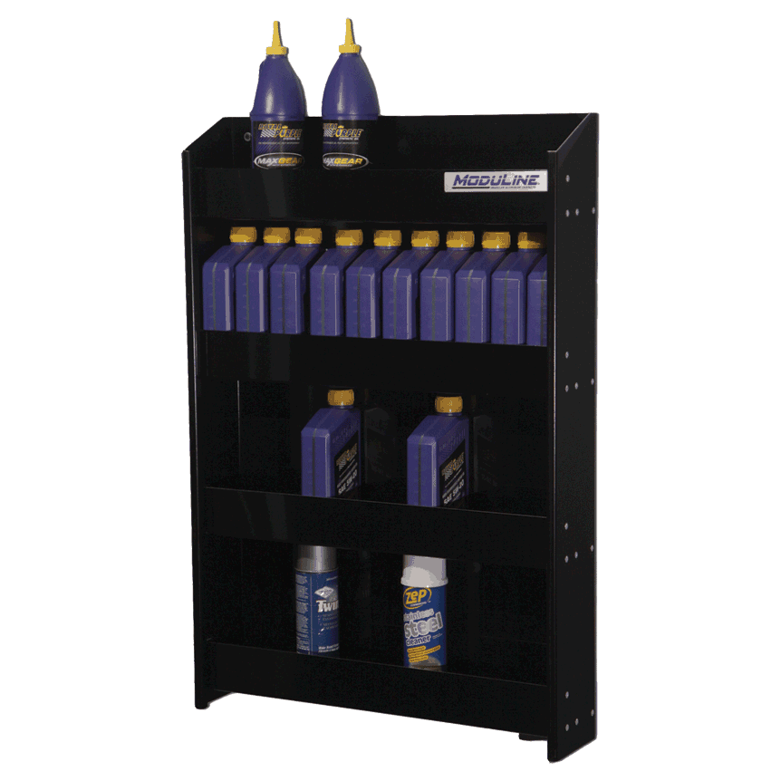 Bottle and Oil Can Rack Storage for Shops