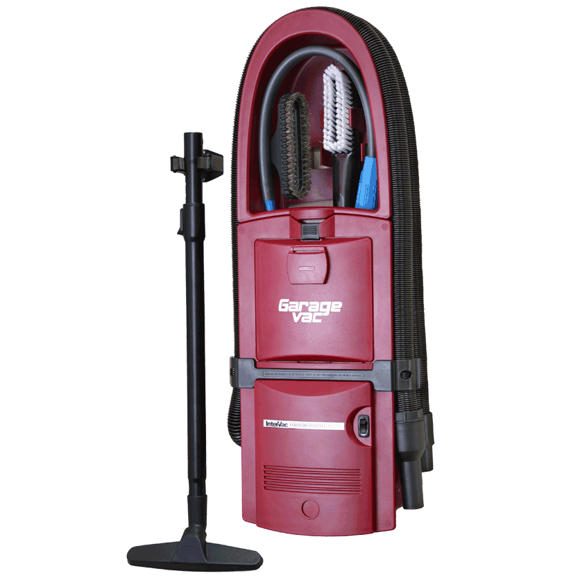 Red flush mount Garage Vacuum