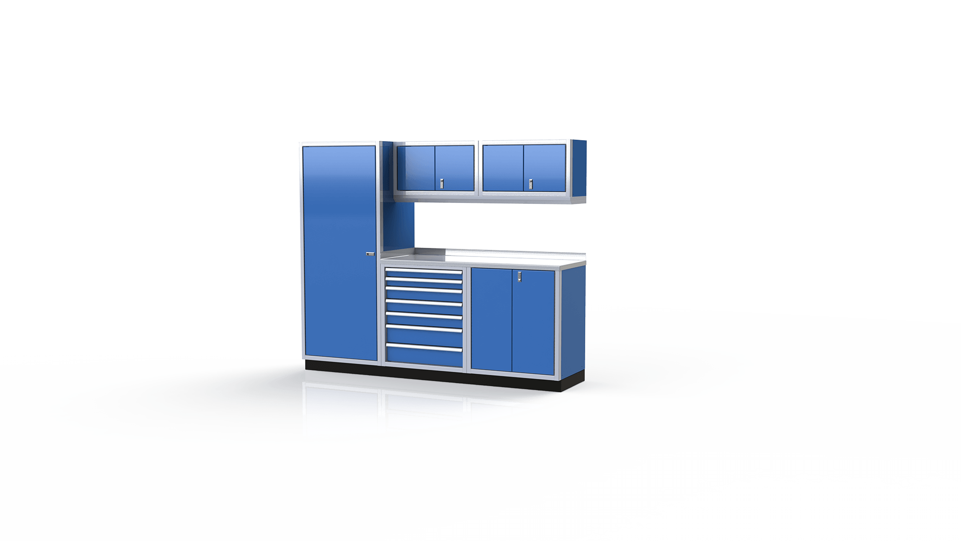 Royal Blue Moduline Garage Cabinets PGC008-04X-RB