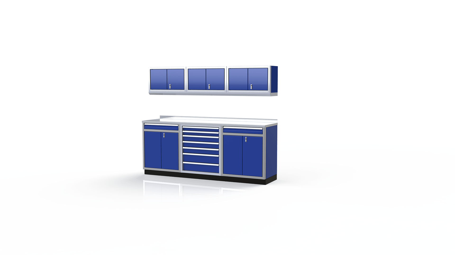 Moduline Blue Garage Cabinets PGC008-05X-MBL