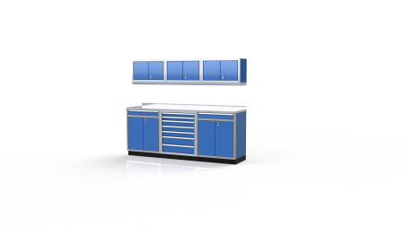 Royal Blue Moduline Garage & Shop Cabinets PGC008-05X-RB
