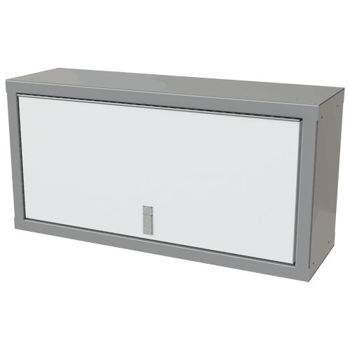 White Sportsman II™ 18"H x 11"D x 36"W Overhead Aluminum Cabinet