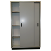 Tall sliding door space saver closet
