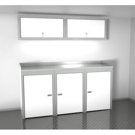 Sportsman II™ Aluminum Trailer and Vehicle Cabinet Combination 72" Wide #SPTC006-020 white