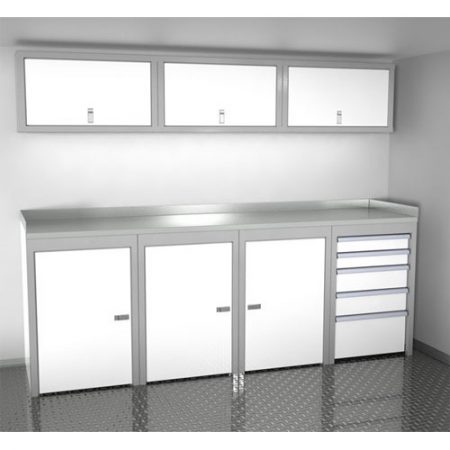 Sportsman II™ Aluminum Trailer and Vehicle Cabinet Combination 96" Wide #SPTC008-020