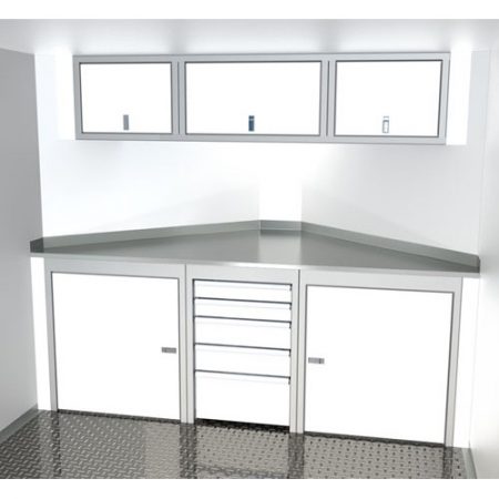 Sportsman II™ Aluminum V-Nose Trailer Cabinet Combination SPTC008-130