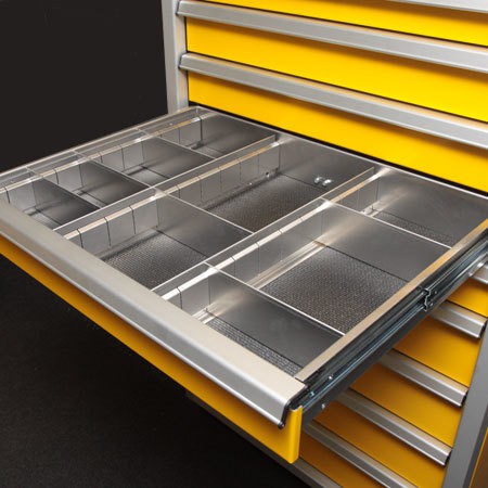 Drawer Dividers for Garage Tool Storage Cabinets
