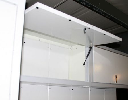 Overhead Trailer Cabinets Lightweight Aluminum