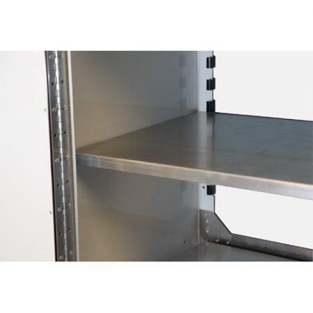 PROIITM Aluminum Adjustable Corner Shelf 15"D X 32"W