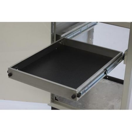 PROIITM Aluminum Adjustable Pull-Out-Shelf 24"D X 24"W