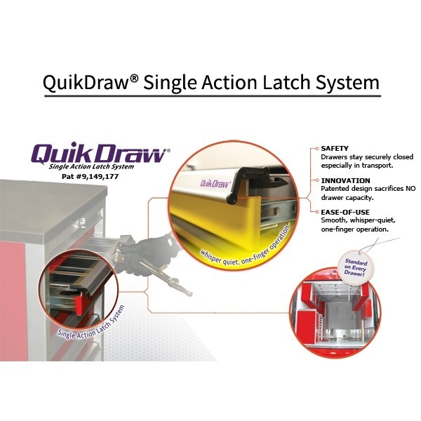 QuikDraw® Modular Aluminum Cabinets with Drawer System