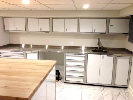Home Basement Custom Cabinets for Organization