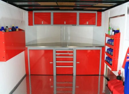 Moduline SportsmanII™ V-nose trailer cabinet kits