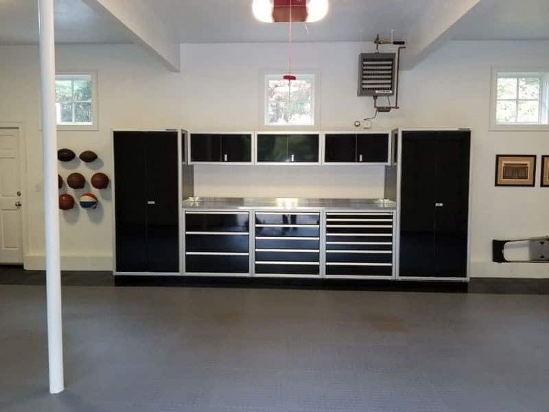 Black Aluminum Garage Cabinets For Storage