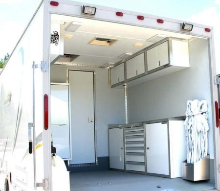 Trailer and Vehicle Lightweight Cabinets