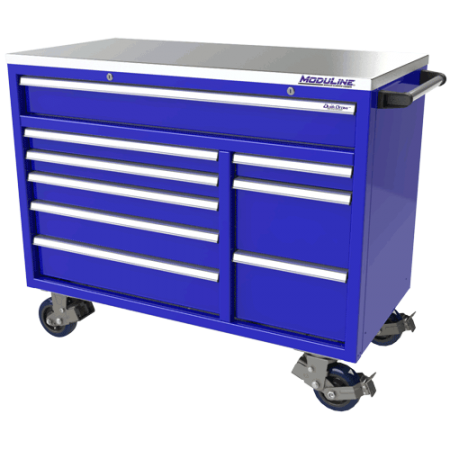 QuikDraw® 48″ Aluminum Tool Box 9 Drawers