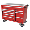 Red 48" Wide Aluminum Mobile Tool Box