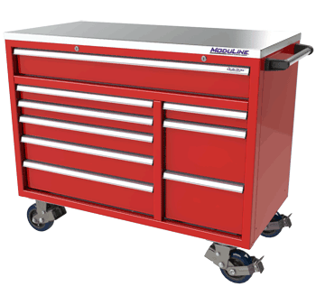 Red Moduline QuikDraw Tool Box