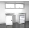 White 6 Foot Wide Sportsman II™ Cabinet Combination SPTC006-050