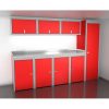 Red 10 Foot Wide Sportsman II™ Cabinet Combination SPTC010-020