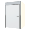 White Sportsman II™ Aluminum Base Cabinet 36"H X 24"D X 24"W