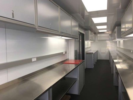 Bella Mente Race Support Container With Moduline Aluminum Cabinets