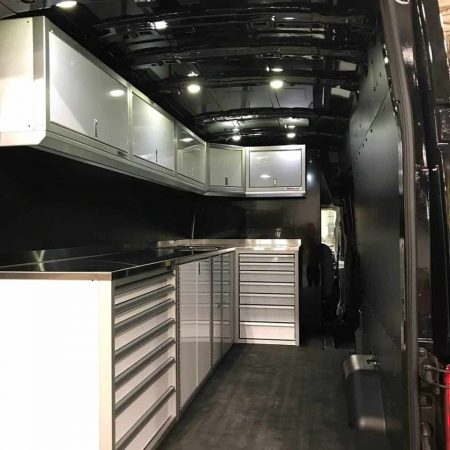 Moduline Cabinets Enclosed Trailer Storage & Organization