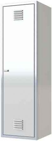 Pro-II-Mobile-Component-Closet-1-Door-Louvers-WHITE