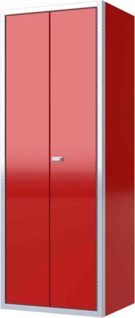 Pro-II-Mobile-Component-Closet-2-Door-RED