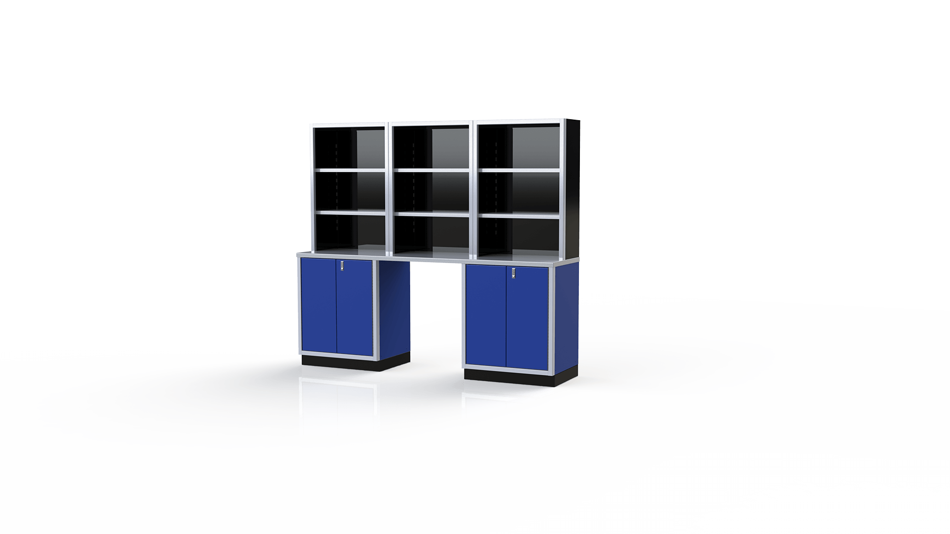 Moduline Blue Garage & Shop Cabinets and Shelves PGC008-08X-MB