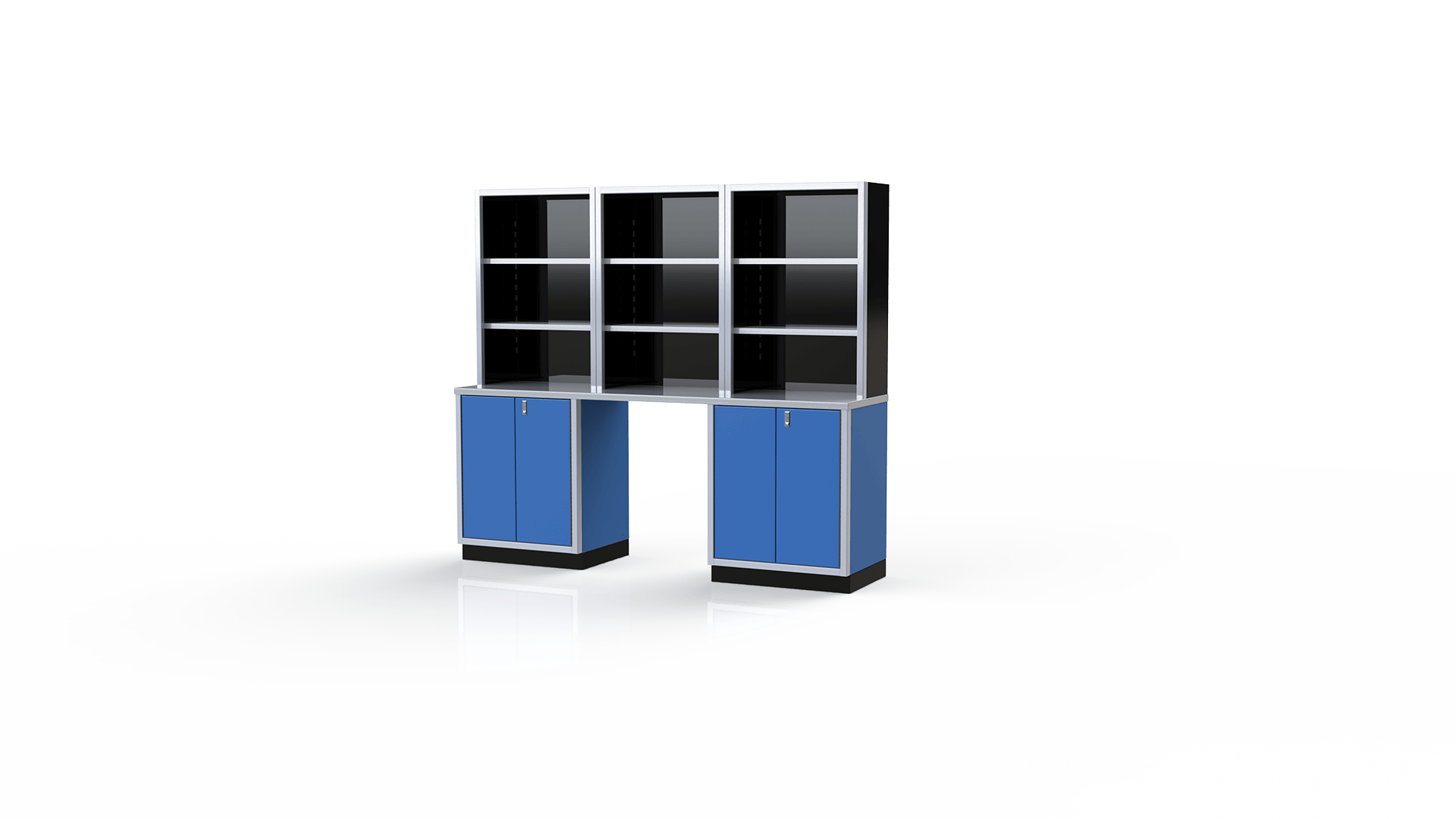 Moduline Blue Garage & Shop Cabinets and Shelves PGC008-08X-RB