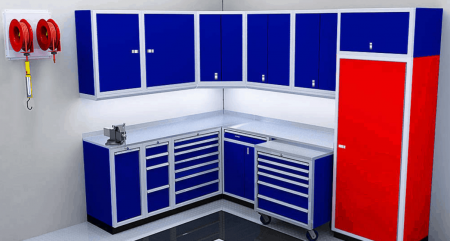 Closet Tall Garage Organization Moduline Cabinets