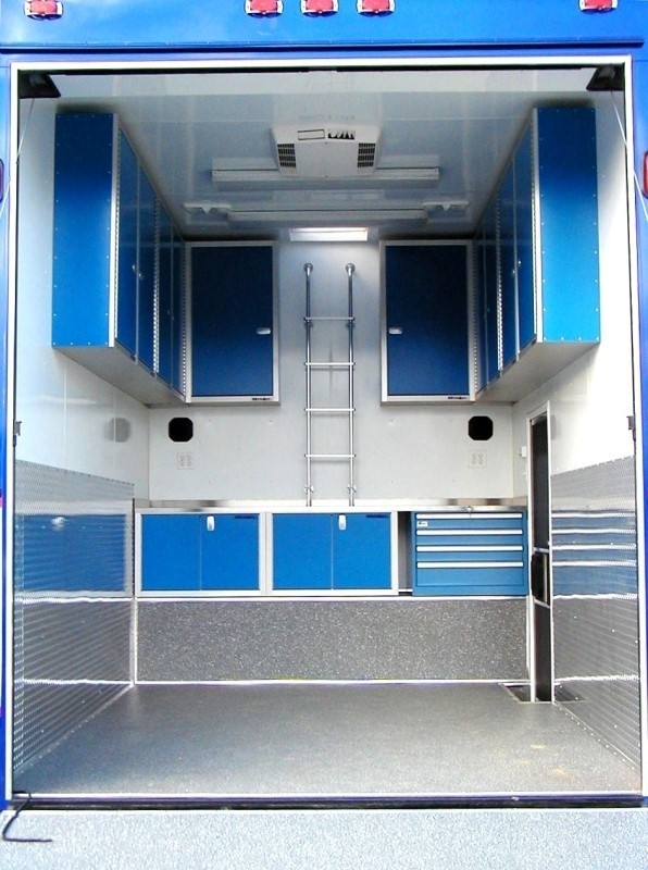 Lightweight Military-Grade Enclosed Trailer Aluminum Cabinets