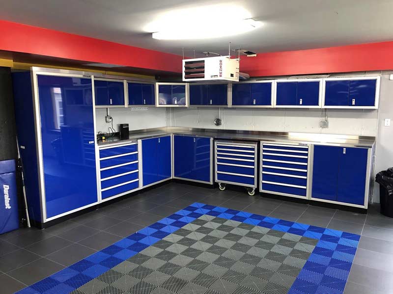 Garage Cabinets Moduline Blue