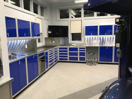 Moduline Blue Garage Cabinets 2933