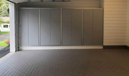 Moduline ProII™ SERIES Aluminum Closets in a Garage