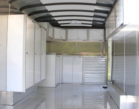 Race Enclosed Trailer Cabinets Modular Storage