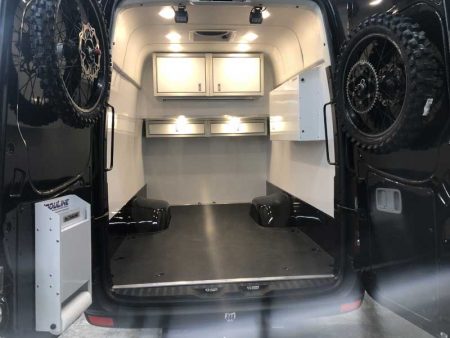 Sprinter Van With White Moduline Aluminum Cabinets