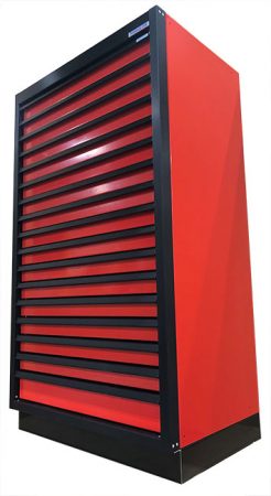 Red Toolbox with Black Frame